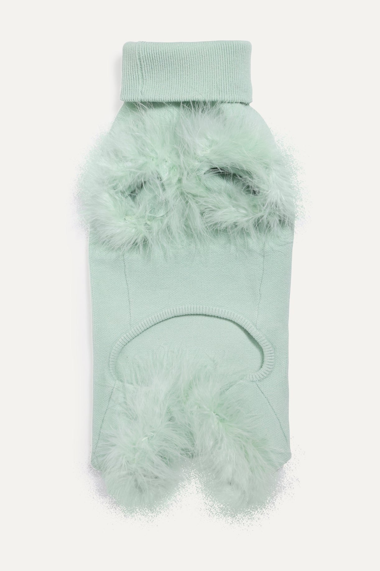MAXBONE Dog Feather Knit Onesie in Peach, Mint Lavender, Red Glitz & Sand